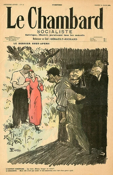 Cover of 'Le Chambard socialiste', Satirique en Couleurs