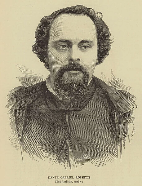 Dante Gabriel Rossetti (engraving)