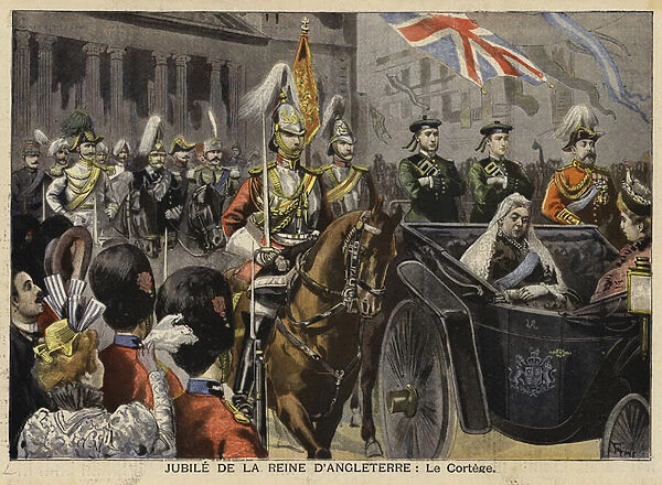 Diamond Jubilee of Queen Victoria, 1897 (colour litho)