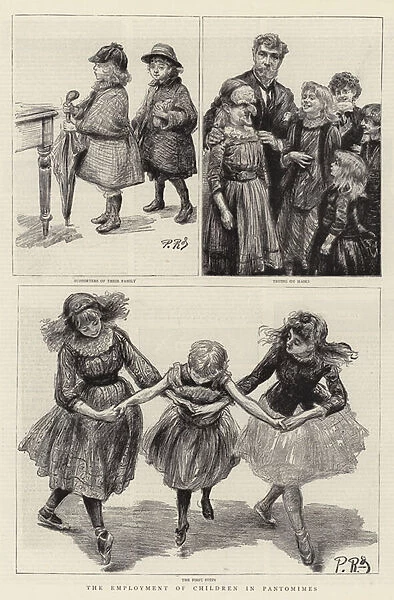 The Employment of Children in Pantomimes (engraving)