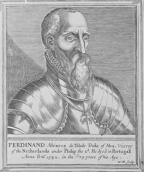 Fernando Alvarez de Toledo, 3rd Duke of Alba (engraving)