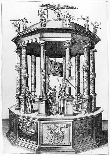 Frontispiece to The Rudolphine Tables compiled by Johannes Kepler