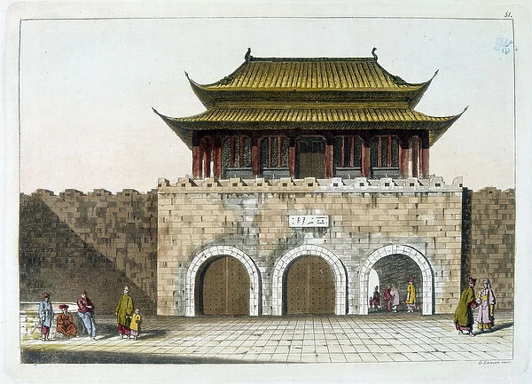 Gate of the Imperial Palace of Beijing (the Forbidden City) - from '