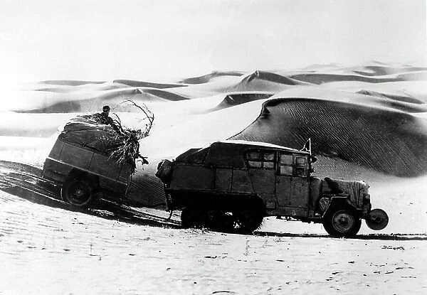 Gobi Desert, The Yellow Expedition, 1931-32 (b / w photo)