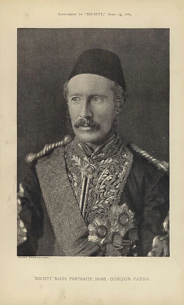 Gordon Pasha, ie General Gordon (b  /  w photo)
