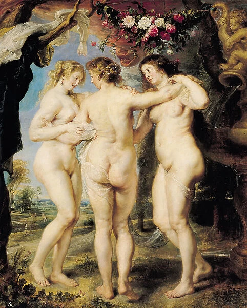 The Three Graces, c. 1636-39 (oil on canvas)