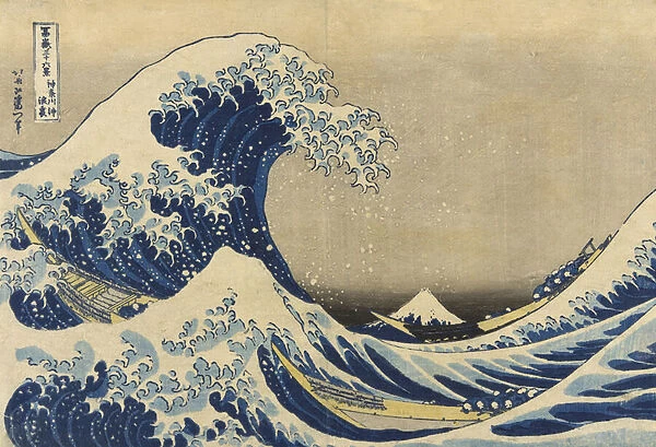 The Great Wave off Kanagawa (Kanagawa oki nami ura), from the series Thirty-six Views of