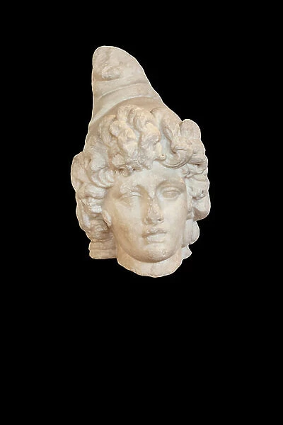 Head of Attis (insular marble)