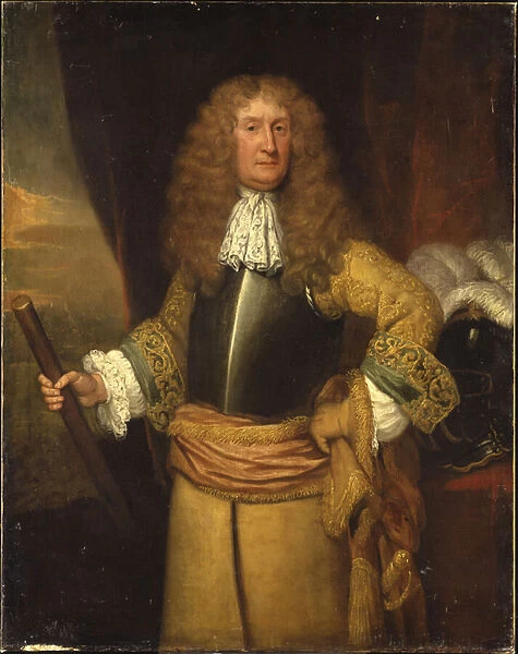 Henry, 3rd Lord Arundell of Wardour, holding a baton as Master of the Horse, c