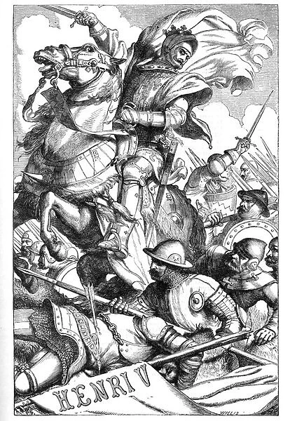 Henry V - (The Chronicle History of Henry the Fifth) - Illustration in '