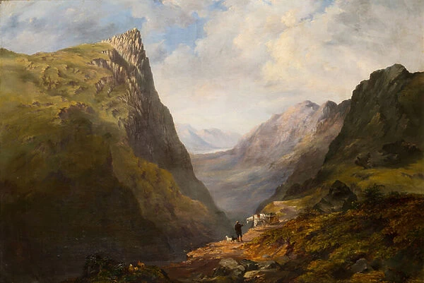 Honister Crag, c. 1827-90 (oil on canvas)