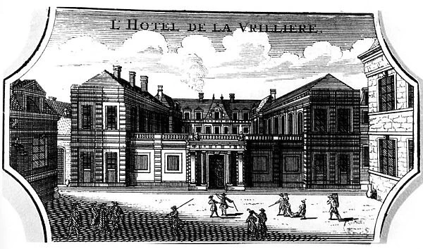 Hotel de la Vrilliere, Paris (engraving)