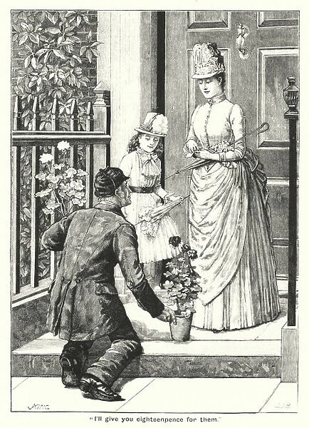 'I ll give you eighteenpence for them'(engraving)