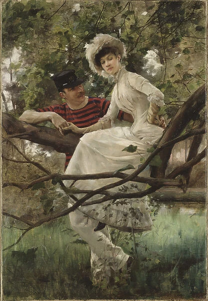 Idyll, 1925 (oil on canvas)