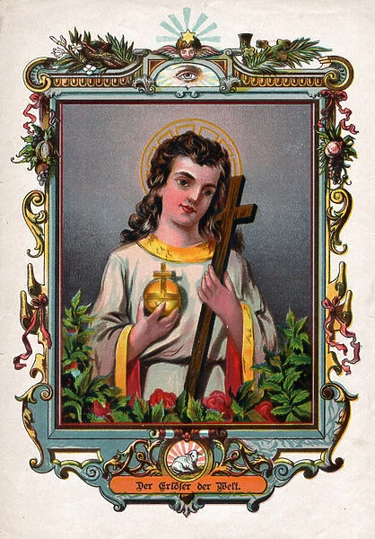 Jesus Christ, circa 1900 (engraving)