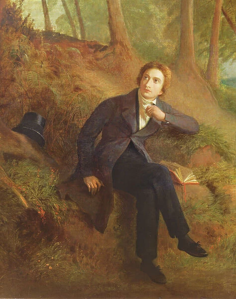 Detail of Keats Listening to the Nightingale on Hampstead Heath
