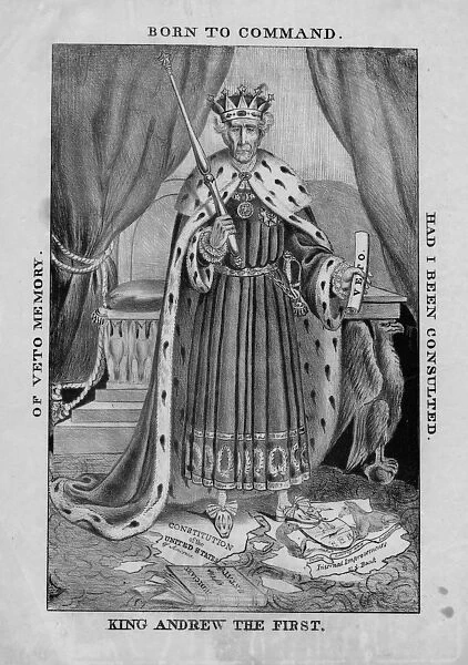 King Andrew the first, c. 1833 (litho)