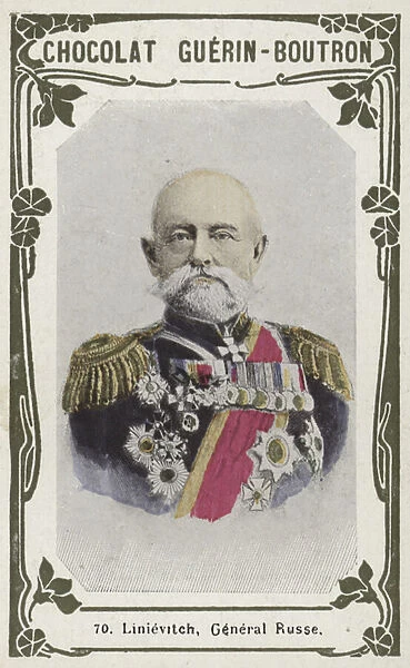 Linievitch, General Russe (coloured photo)