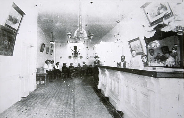 The Long Branch Saloon, Dodge City, Kansas, c. 1880 (b  /  w photo)