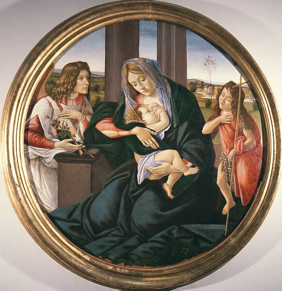 Madonna and Child with St. John the Baptist and an Angel
