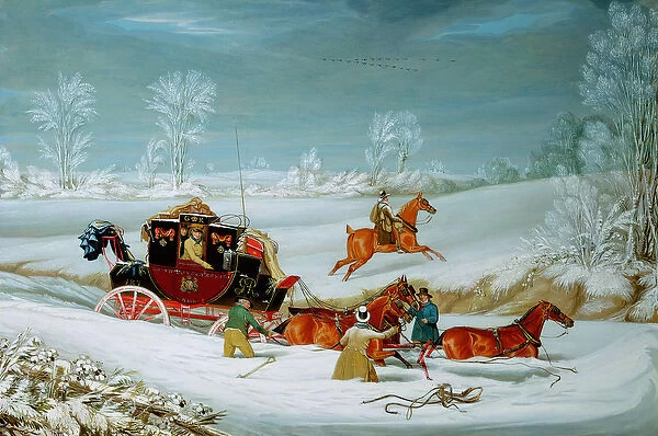 Mail Coach in the Snow