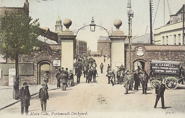 Main Gate, Portsmouth Dockyard (colour photo)