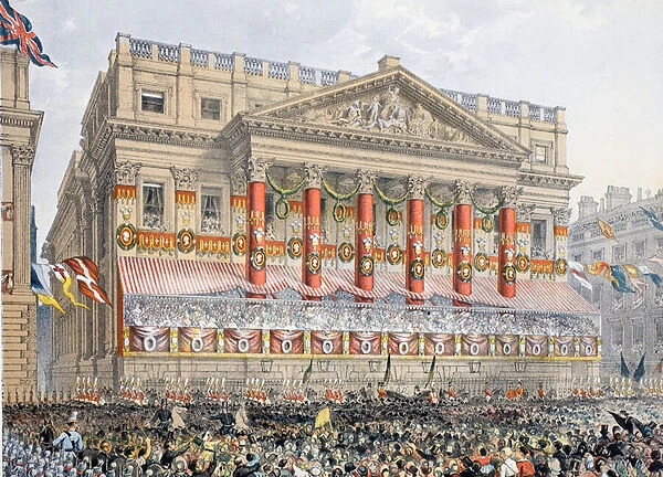 The Mansion House, 7th March, 1863, from A Memorial of the Marriage of Edward VII