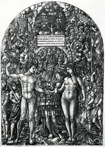 The Marriage of Adam and Eve, c. 1540-55 (engraving)