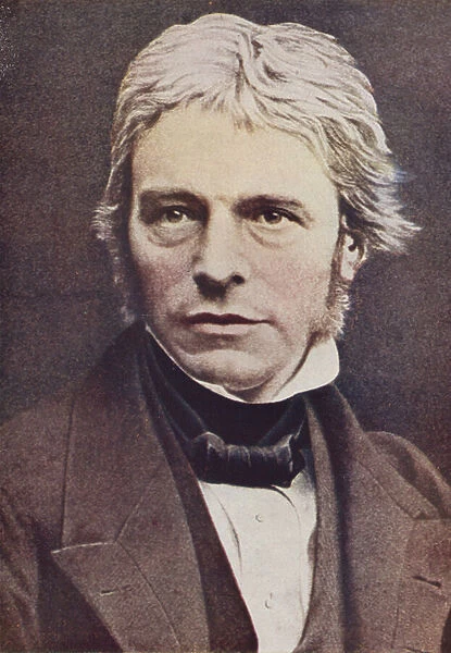 Michael Faraday, English physicist and chemist (coloured photo)