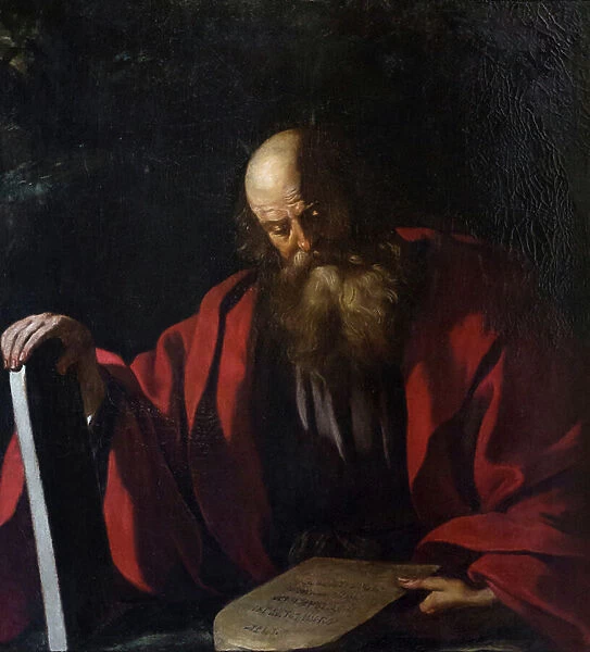 Moses with the tables of the law