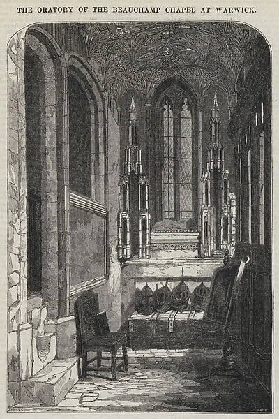 The Oratory of the Beauchamp Chapel at Warwick (engraving)