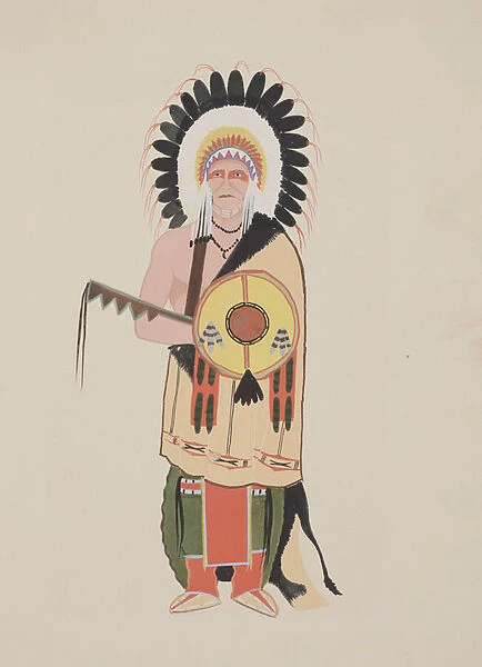 Panel #3, c. 1934 (watercolor)