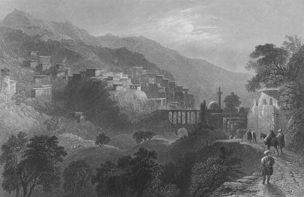 The Pass of Beilan, Mount Amanus, on the Approach from Antioch (engraving)