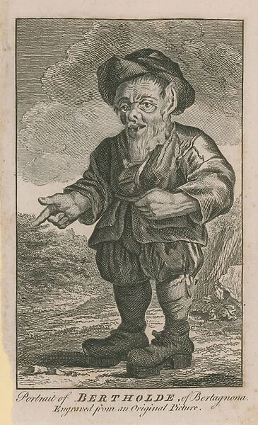Portrait of Bertholde of Bertagnona (engraving)