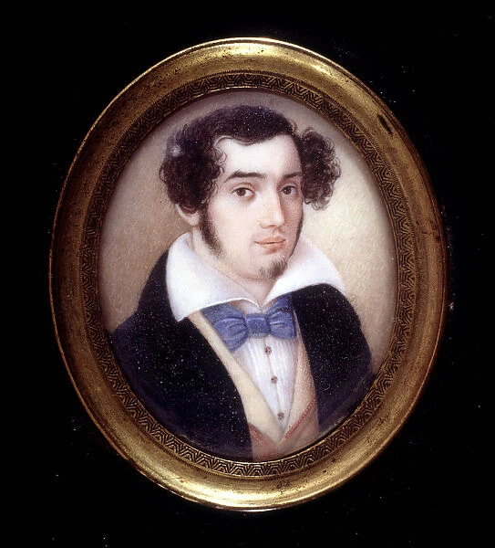 Portrait of Ciro Menotti (1798 - 1831). Museo del Risorgimento. Milan