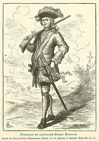 Portrait Du Capitaine Henry Morgan (engraving)