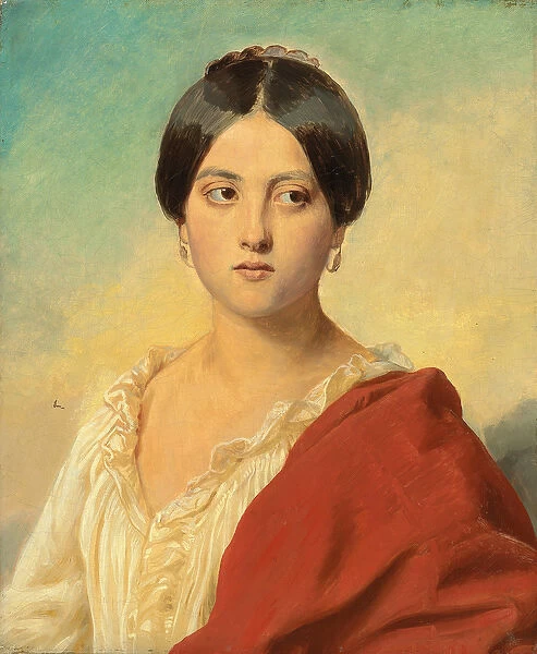 Portrait of an Italian Girl, Half Length, c. 1834 (oil on canvas)