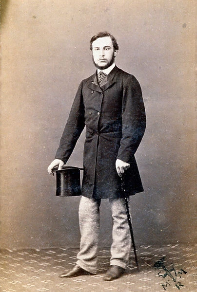 Portrait of Ricciotti Garibaldi (1847-1924), son of Italian patriot Giuseppe Garibaldi