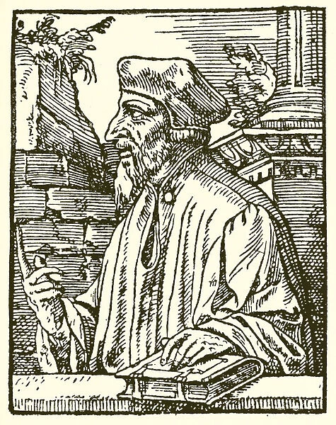 Portrait of Wycliffe (engraving)