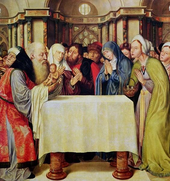 Presentation of Christ in the Temple (oil on panel)