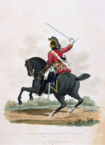 A Private of the 3rd, or Kings Own Dragoons, from