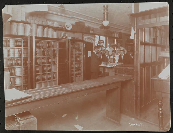Retail area at the Empire Film Co (possibly at Broadway and 55th Street