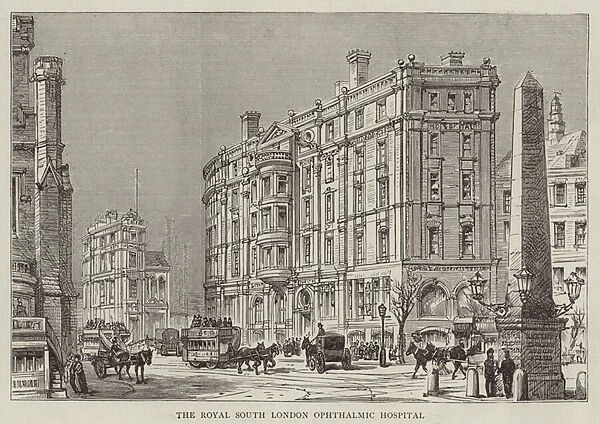 The Royal South London Ophthalmic Hospital (engraving)