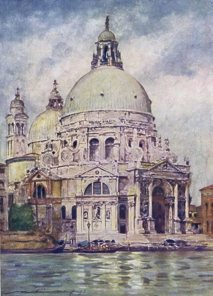 Santa Maria Della Salute (colour litho)