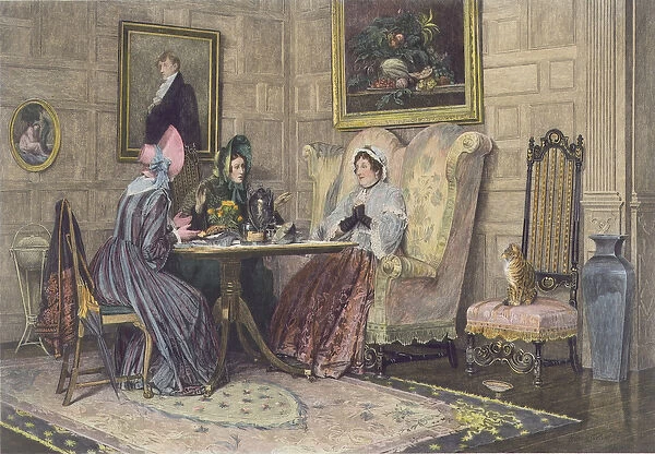 Scandal and Tea, published 1893 (aquatint)
