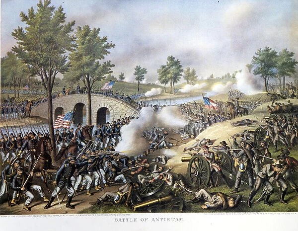 Secession War (1861 - 1865) or American Civil War: September 17, 1862: Battle of Antietam
