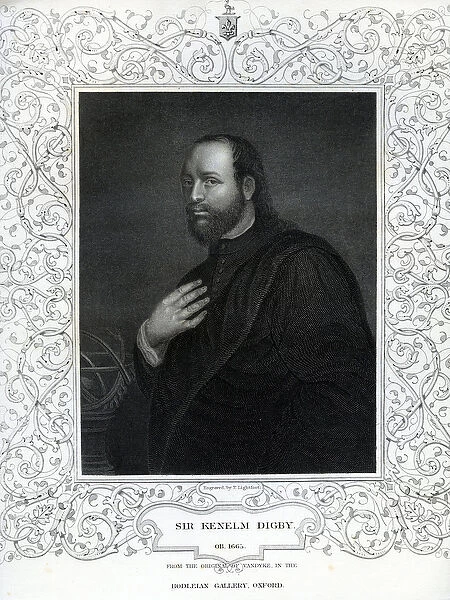 Sir Kenelm Digby (1603-1665) (engraving)