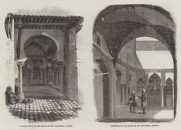 Sketches in Algiers (engraving)