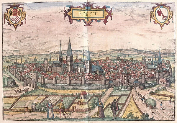 Soest, Germany (engraving, 1588)