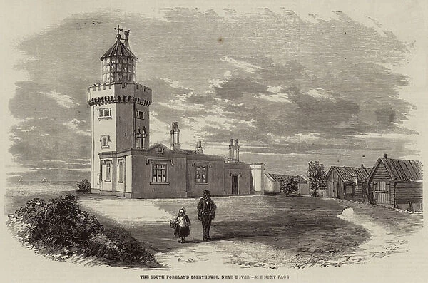 The South Foreland Lighthouse, near Dover (engraving)